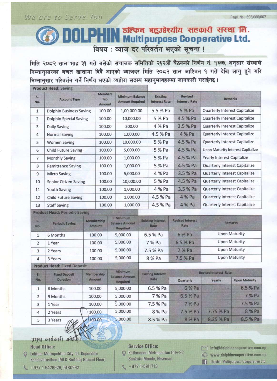 saving interest 2082-06-01